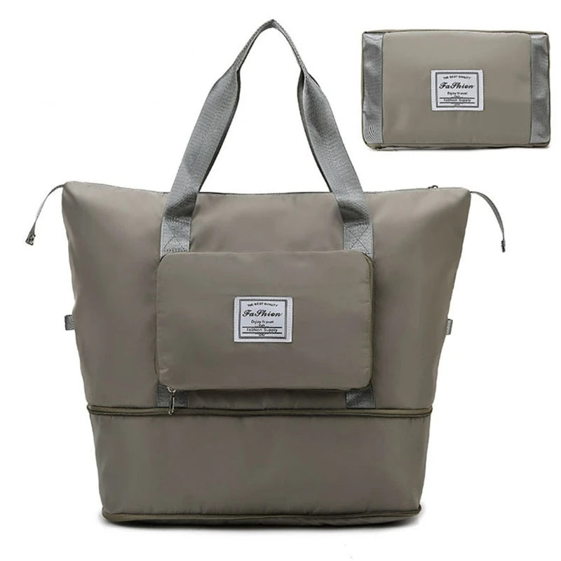 CPDD Large Gym Bag Waterproof Expandable Handbag
