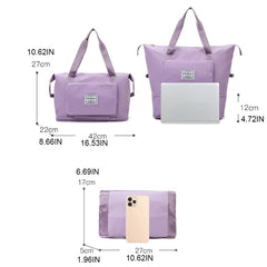CPDD Large Gym Bag Waterproof Expandable Handbag