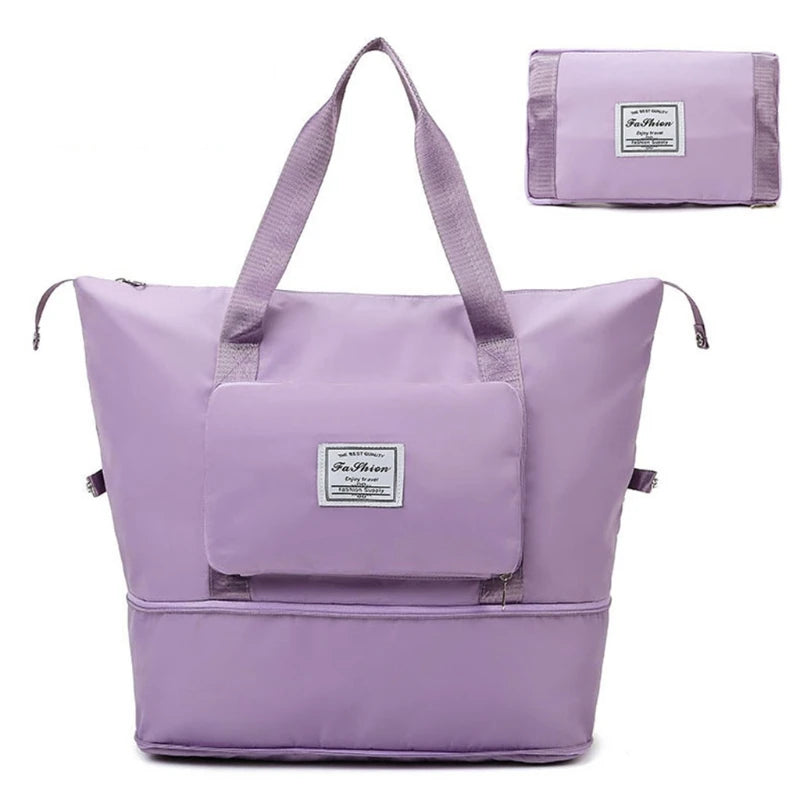 CPDD Large Gym Bag Waterproof Expandable Handbag