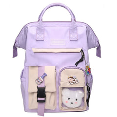 CPDD Pastel Candy Colours Backpack for Women/Men