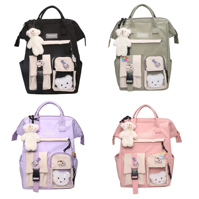 CPDD Pastel Candy Colours Backpack for Women/Men