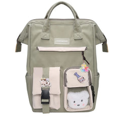 CPDD Pastel Candy Colours Backpack for Women/Men