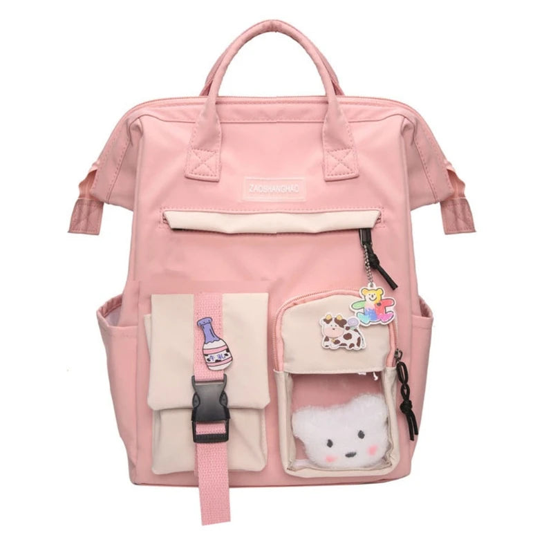CPDD Pastel Candy Colours Backpack for Women/Men