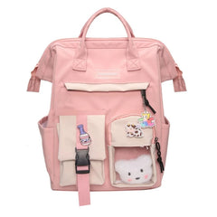 CPDD Pastel Candy Colours Backpack for Women/Men