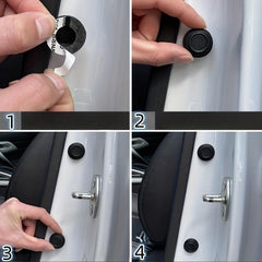 8pcs Car Door Shock Absorber Pads - Protect Vehicle from Collisions & Scratches