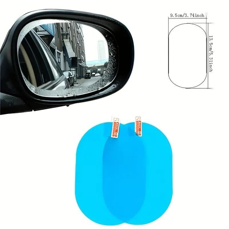 Car Rearview Mirror Rainproof Anti-Fog Film Clear Waterproof Sticker