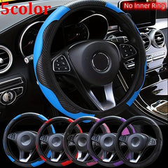 15 Inch Anti Slip Car Steering Wheel Cover Car Decor Accessaries