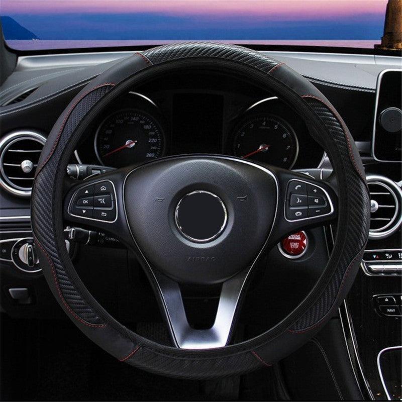 15 Inch Anti Slip Car Steering Wheel Cover Car Decor Accessaries