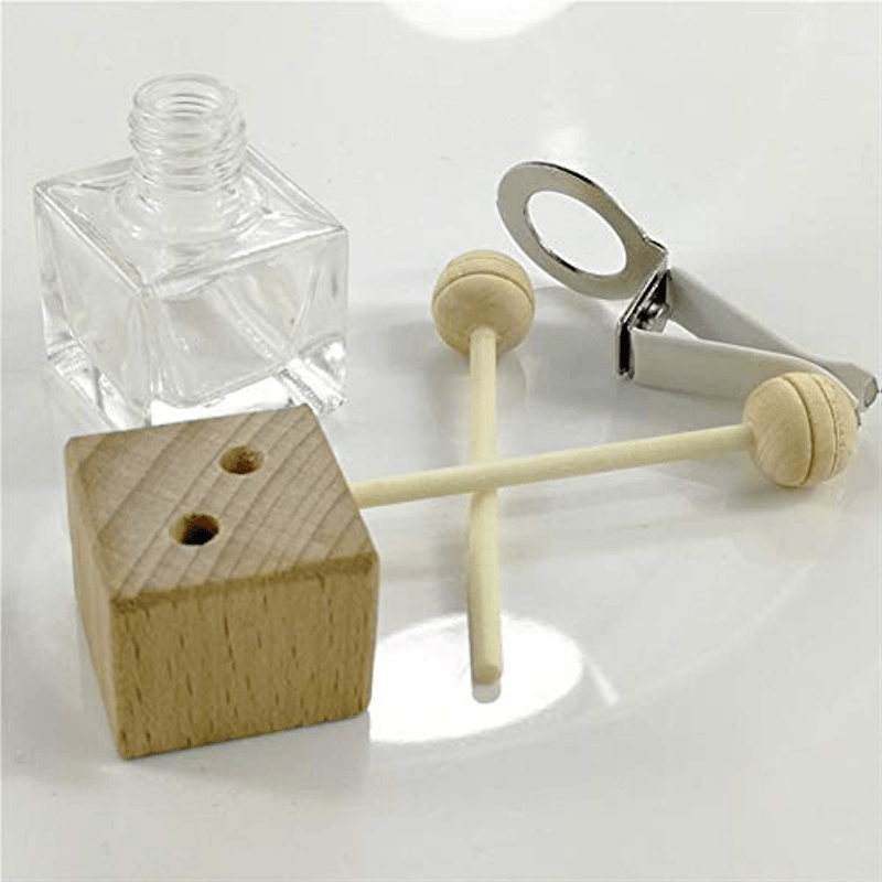 Empty Bottle Car Air Freshener Vent Clip Auto Perfume Diffuser Bottle