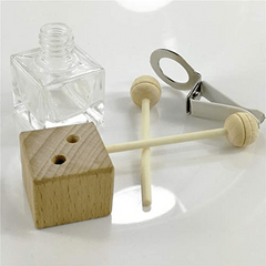 Empty Bottle Car Air Freshener Vent Clip Auto Perfume Diffuser Bottle