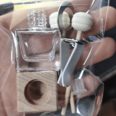 Empty Bottle Car Air Freshener Vent Clip Auto Perfume Diffuser Bottle