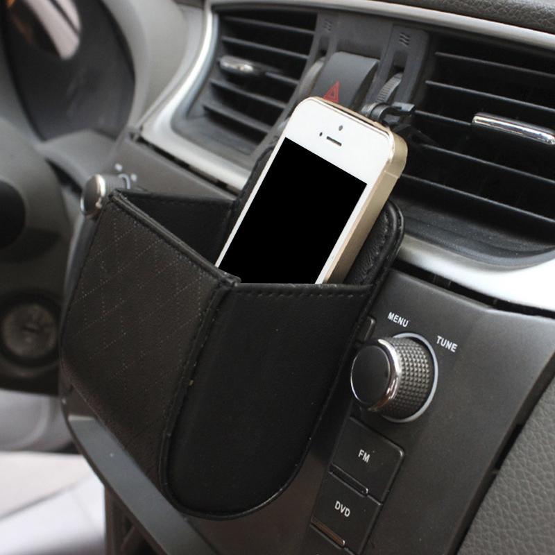 Car Air Outlet Storage Bag Phone Hanging Box