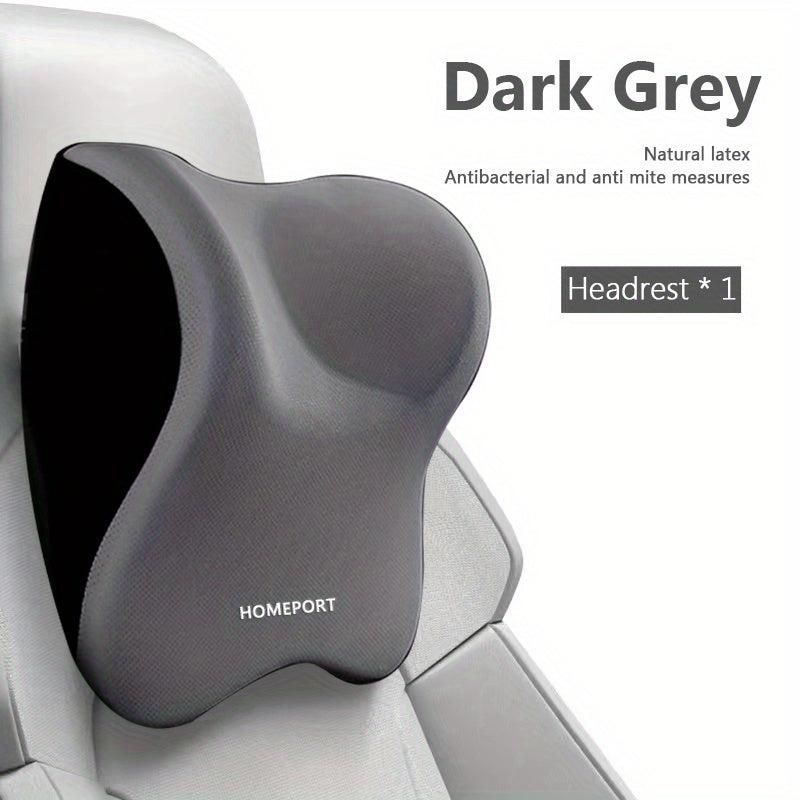 Car Headrest Lumbar Pillow Memory Foam Neck Waist Support