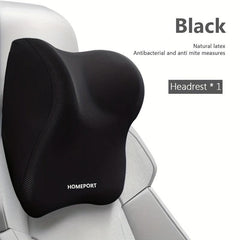 Car Headrest Lumbar Pillow Memory Foam Neck Waist Support