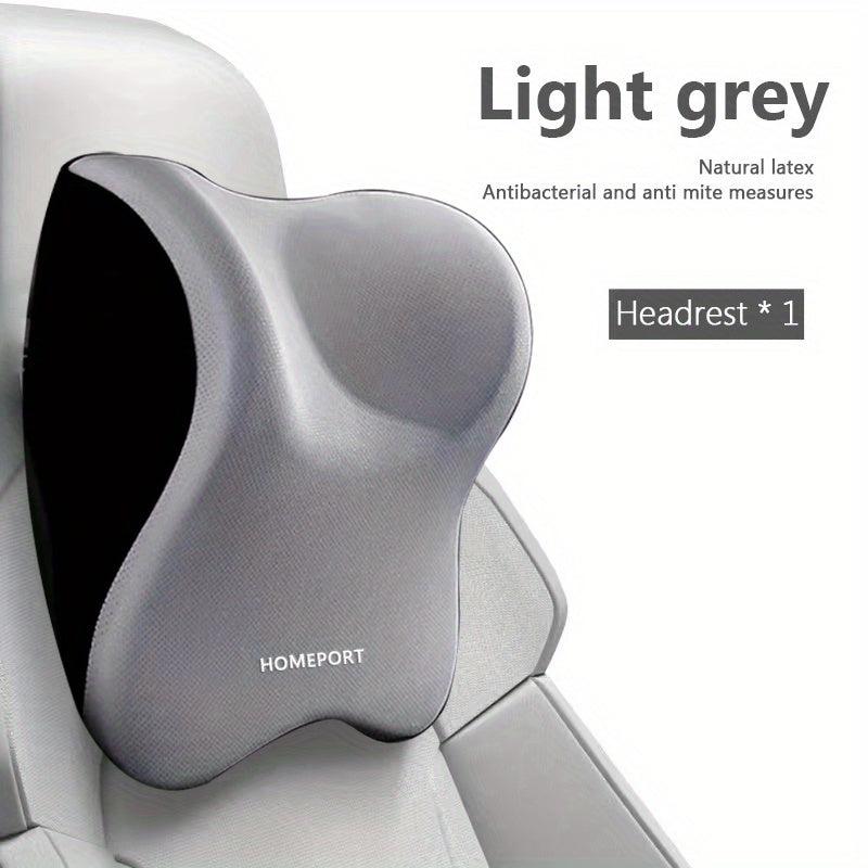 Car Headrest Lumbar Pillow Memory Foam Neck Waist Support