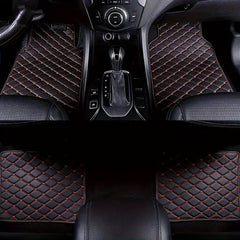 Waterproof Leather Car Mats Set of 4