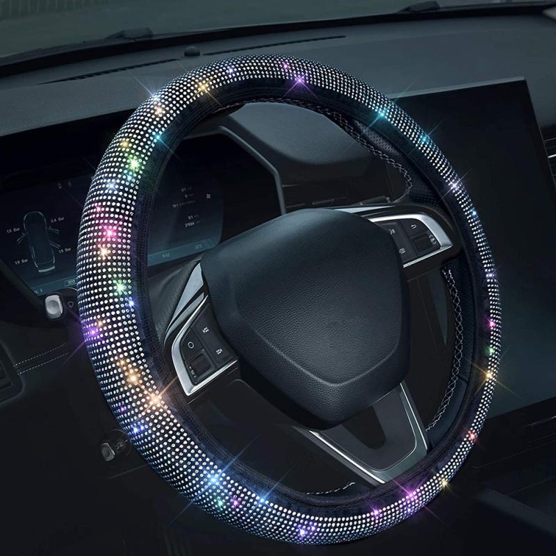 Crystal Artificial Diamond Car Steering Wheel Cover Car Decoration