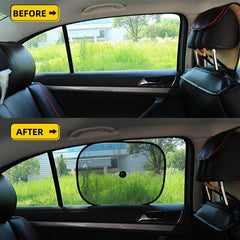2pcs Car Sunshade Curtain - Protect Your Interior from the Sun