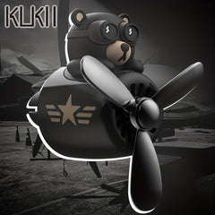 Bear Pilot Car Air Freshener Airplane Vent Perfume Diffuser