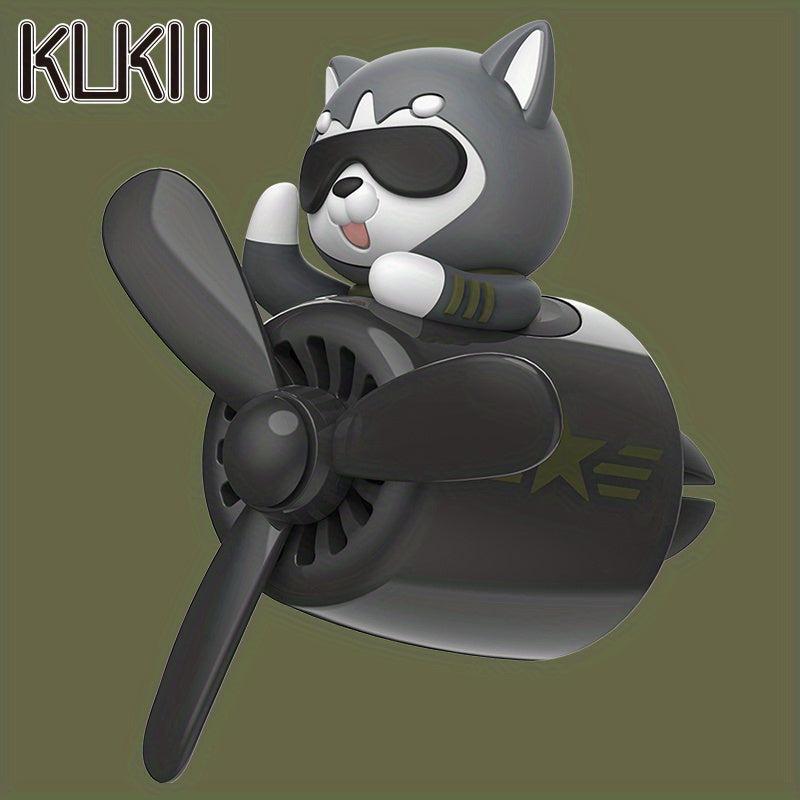 Bear Pilot Car Air Freshener Airplane Vent Perfume Diffuser