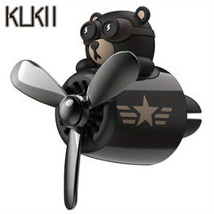 Bear Pilot Car Air Freshener Airplane Vent Perfume Diffuser
