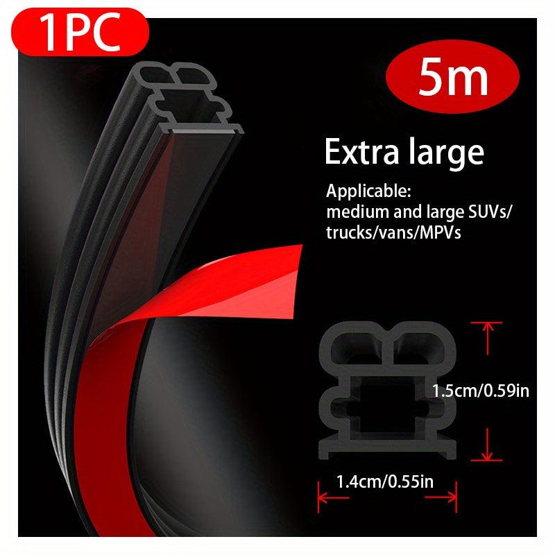 Upgrade Car Weather Protection: Double Layer Rubber Seal Strip