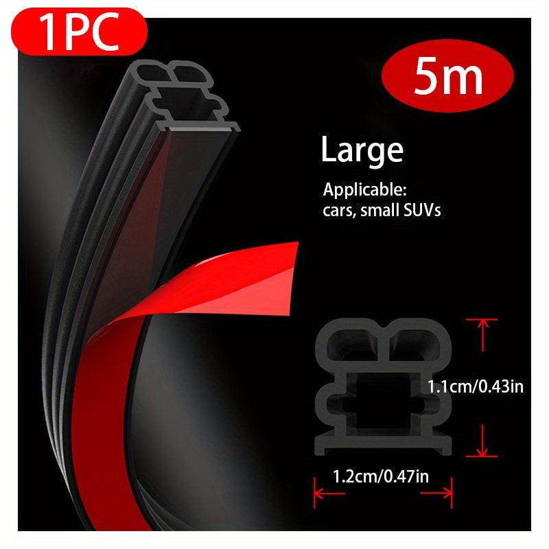 Upgrade Car Weather Protection: Double Layer Rubber Seal Strip