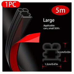 Upgrade Car Weather Protection: Double Layer Rubber Seal Strip