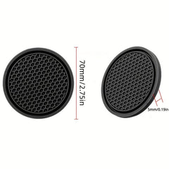 2pcs Car Water Cup Base Non-slip Mat Interior Decoration