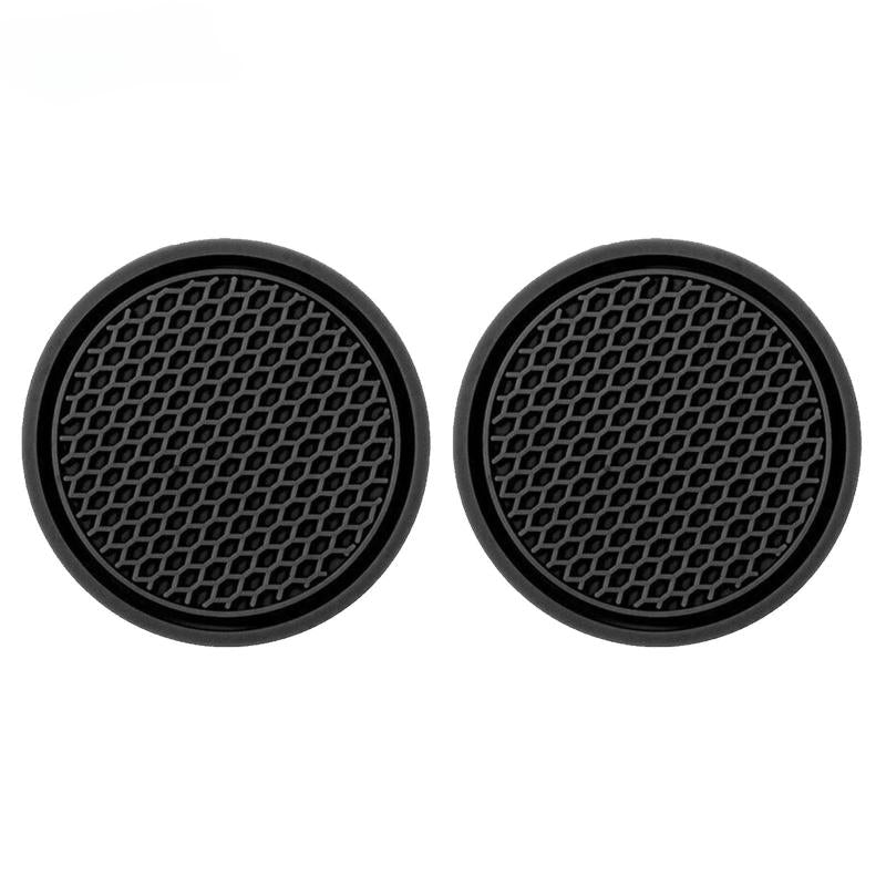 2pcs Car Water Cup Base Non-slip Mat Interior Decoration