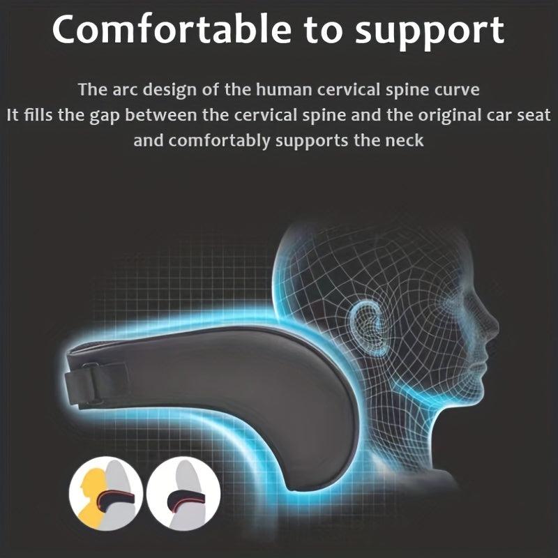 Memory Foam Car Neck Pillow Lumbar Support Set