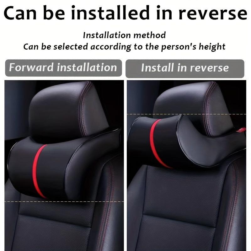 Memory Foam Car Neck Pillow Lumbar Support Set