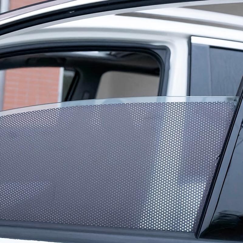 2pcs Reusable Electrostatic Sunshade Window Film Stickers
