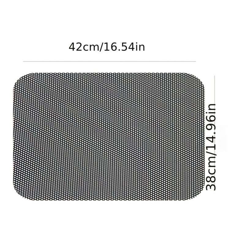 2pcs Reusable Electrostatic Sunshade Window Film Stickers
