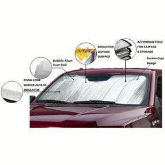 Aluminum Foil Sunscreens for Car Front Bumper