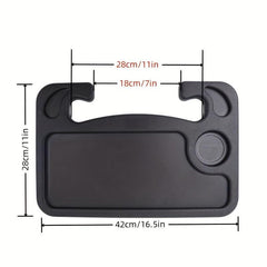 Portable Car Steering Wheel Dining Table Holder Laptop Desk Mount Stand