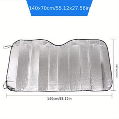 Car Sunshade Sunscreen Heat Insulation Front Windshield Shade Cloth