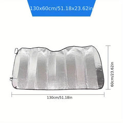 Car Sunshade Sunscreen Heat Insulation Front Windshield Shade Cloth