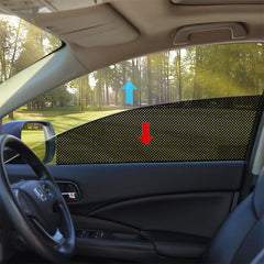 2pcs Car Window Mesh Film, UV Protection, Reusable