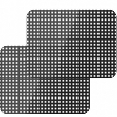 2pcs Car Window Mesh Film, UV Protection, Reusable