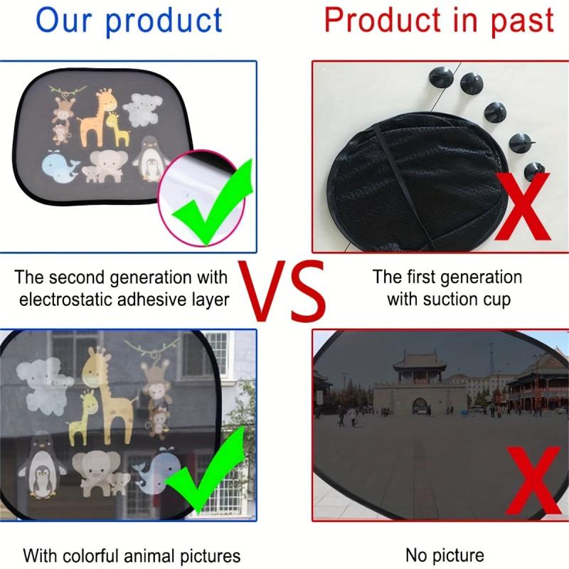 Car SunShade Side Window Sunshade UV Protection Travel Accessory