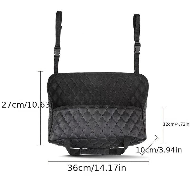 PU Leather Car Net Pocket Tote Bag Holder for Organization