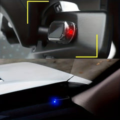 Car Anti Theft Alarm with Solar &USB Charging Red Light Flicker