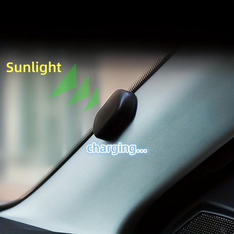 Car Anti Theft Alarm with Solar &USB Charging Red Light Flicker