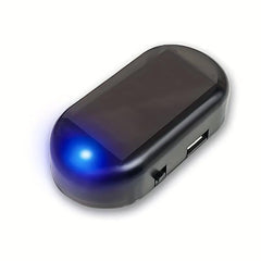 Car Anti Theft Alarm with Solar &USB Charging Red Light Flicker