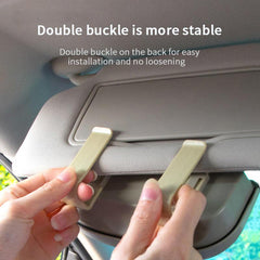 Car Glasses Holder Eyeglasses Clip Case Universal Sun Visor Auto ABS Sunglasses