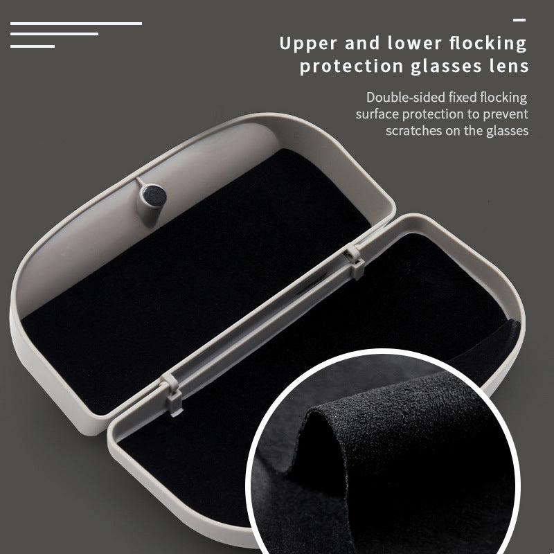 Car Glasses Holder Eyeglasses Clip Case Universal Sun Visor Auto ABS Sunglasses