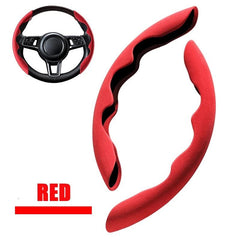 Car Wheel Cover Suede Anti Skid Steering Wheel Cover Universal Decorative