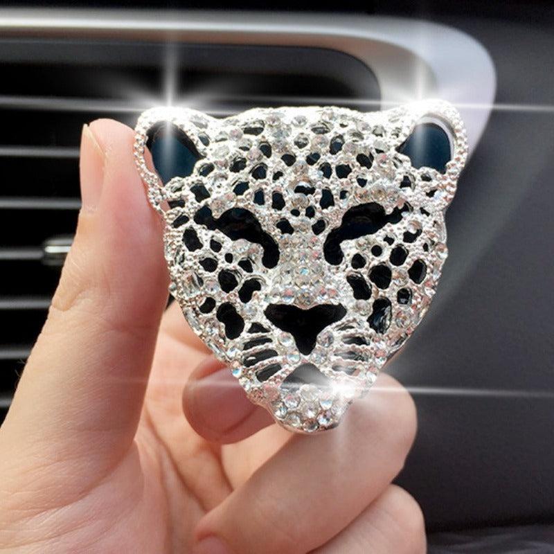 Leopard Head Car Air Outlet Perfume Clip