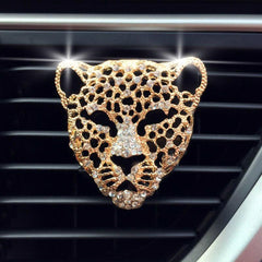 Leopard Head Car Air Outlet Perfume Clip